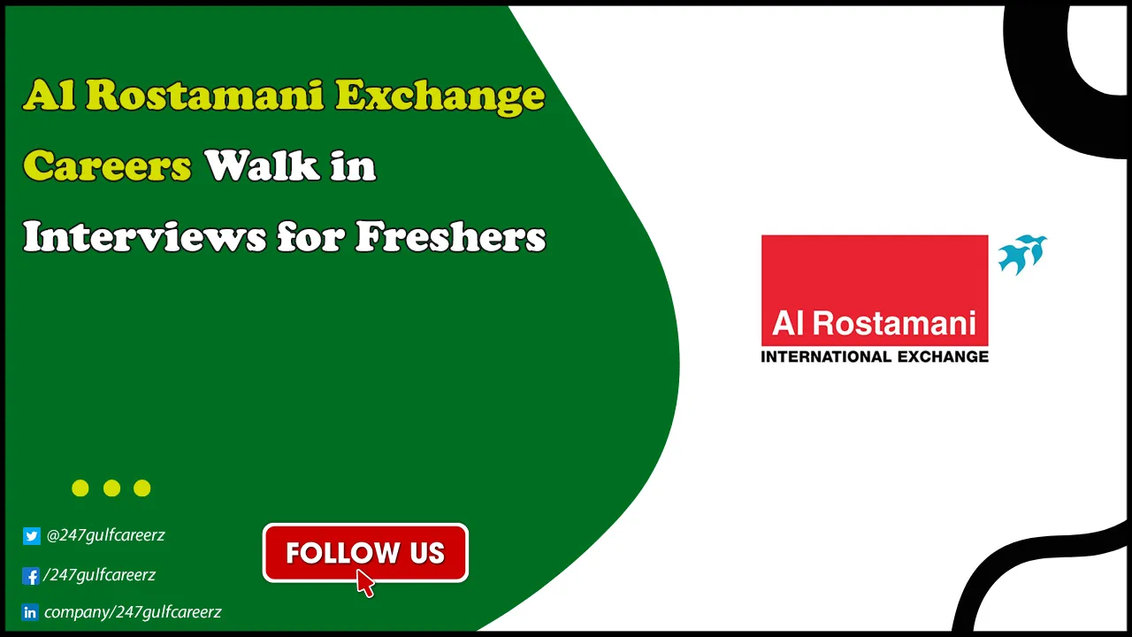 Al Rostamani Exchange Careers